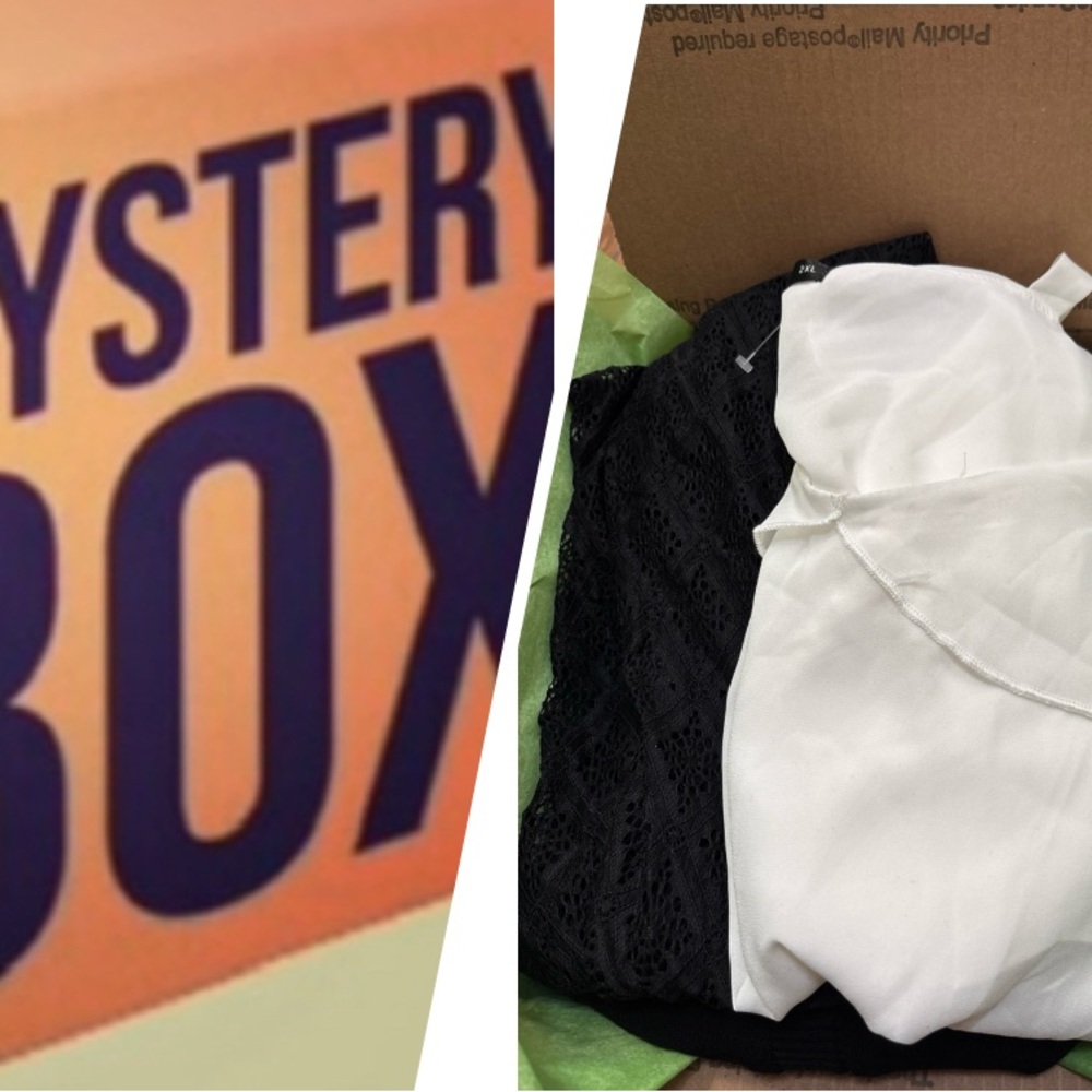 MYSTERY BOX WOMENS SIZE 2x CLOTHING BUNDLE FOR RESALE Or SELF MB98
